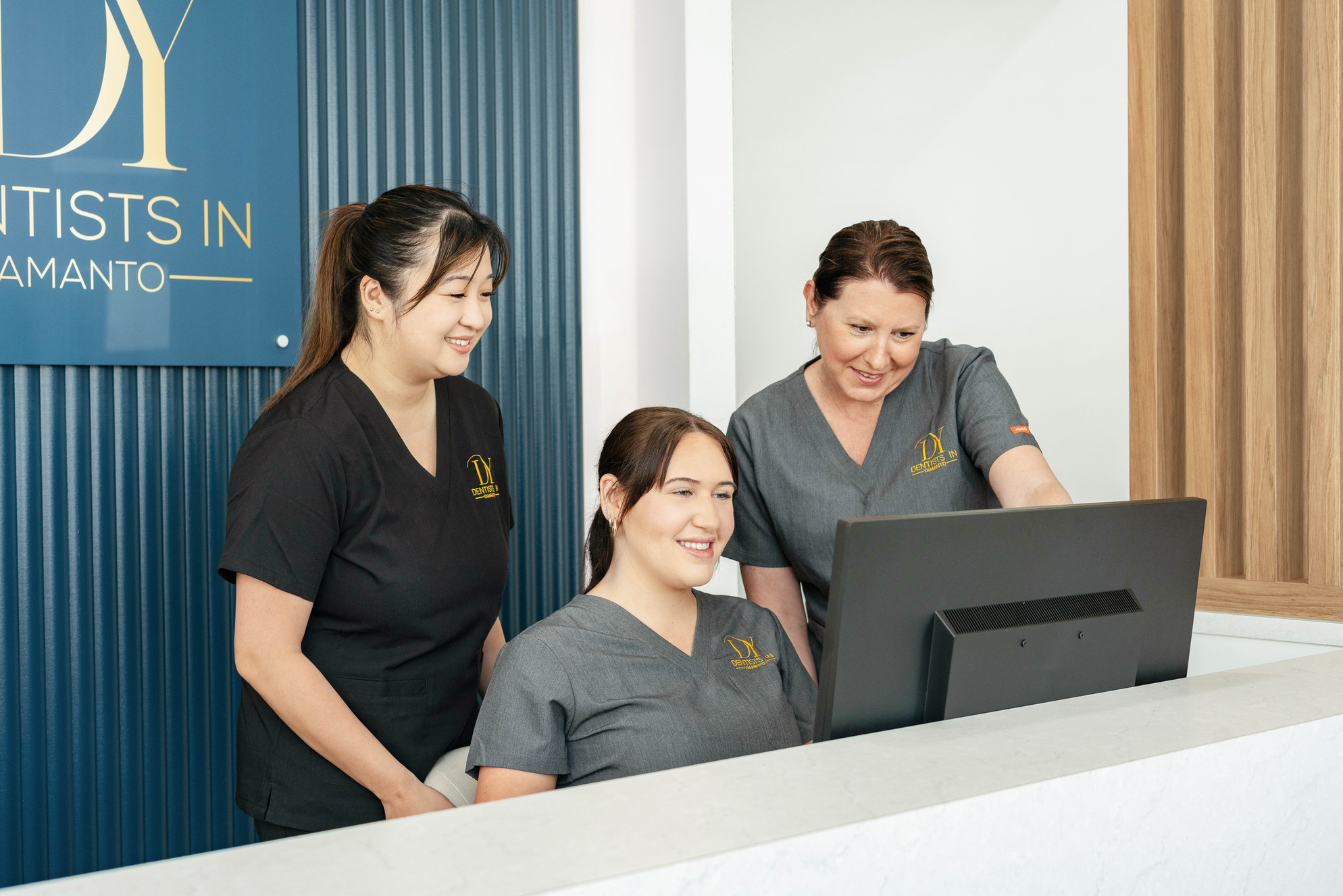 The friendly Dentists in Yamanto team at reception